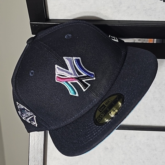 New York Yankees Promodel Hat 7 3/4 Cap NWT‎ - Picture 2 of 11